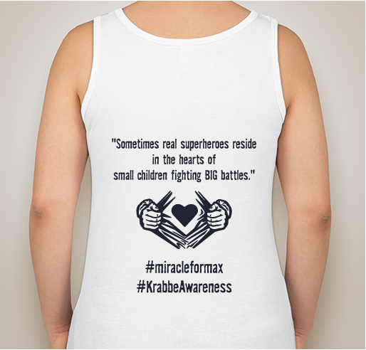 Miracle for Max Fundraiser - unisex shirt design - back