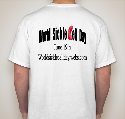 World Sickle Cell Day Fundraiser - unisex shirt design - back