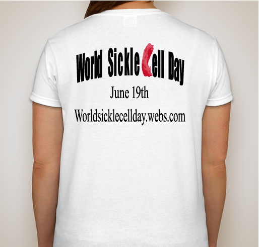 World Sickle Cell Day Fundraiser - unisex shirt design - back