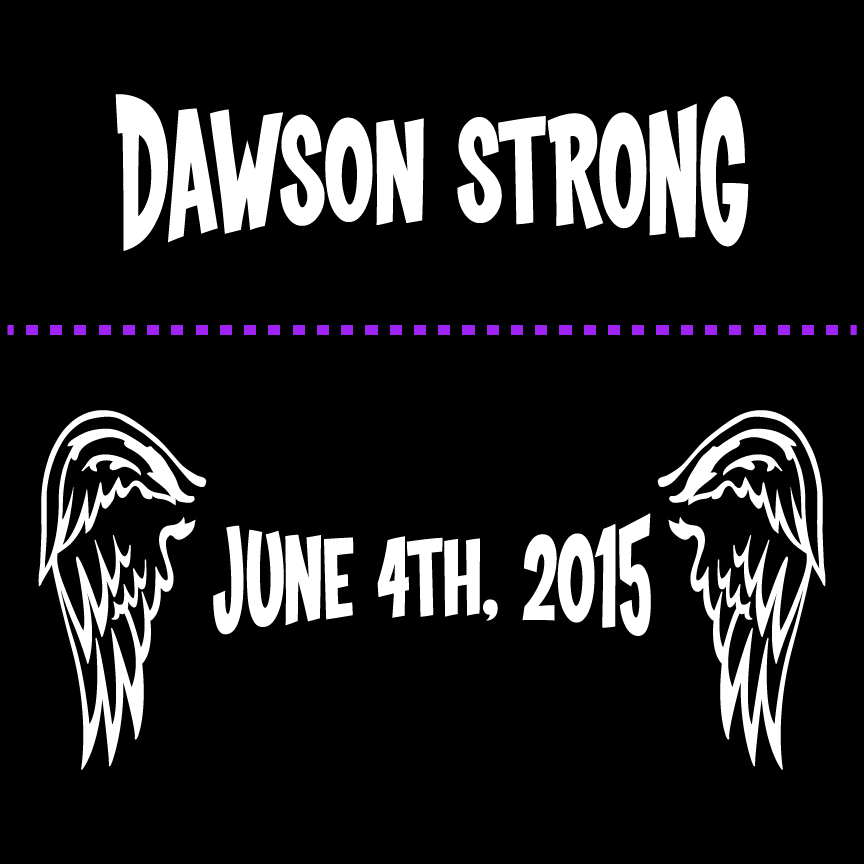 Dawson Strong shirt design - zoomed