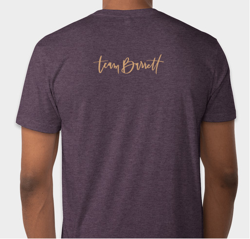 Team Barrett Fundraiser - unisex shirt design - back