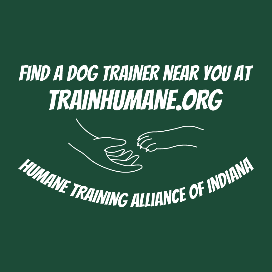 Humane Training Alliance of Indiana Fundraiser shirt design - zoomed