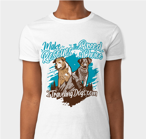 Make Rescues The Breed Of Choice Fundraiser - unisex shirt design - small