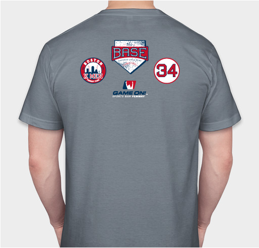 Boston K Men Team Up With The BASE Fundraiser - unisex shirt design - back