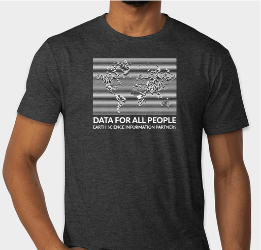 Support ESIP and look great! #DataForAll Fundraiser - unisex shirt design - small