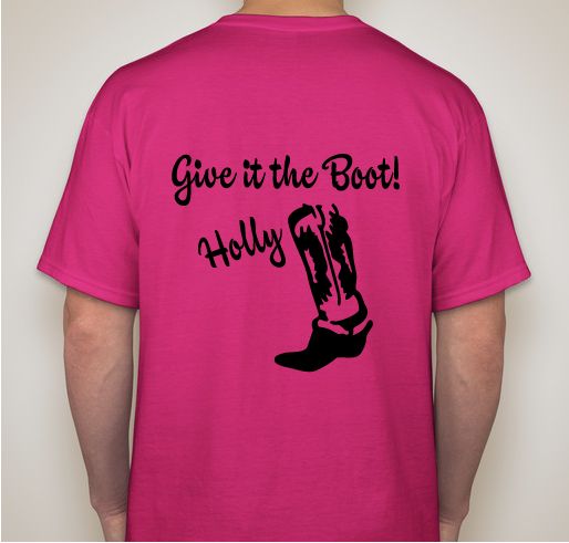 Holly Heitstuman Fundraiser - unisex shirt design - back