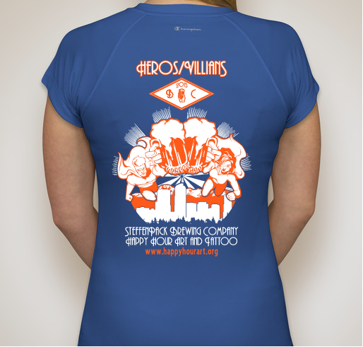 Brew Challenge 2015 Fundraiser - unisex shirt design - back