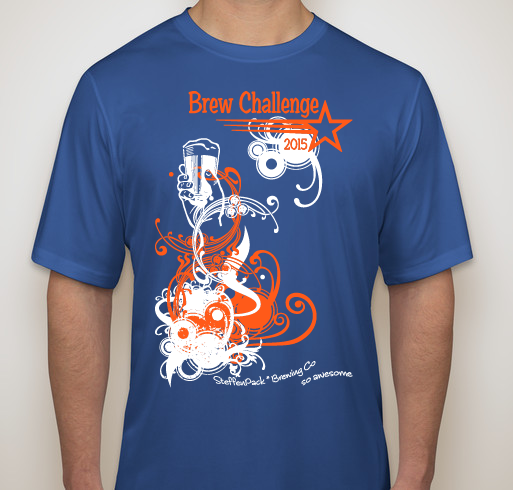 Brew Challenge 2015 Fundraiser - unisex shirt design - front