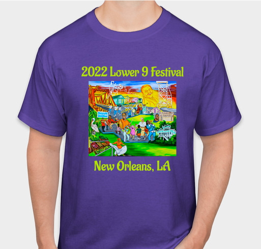 Lower 9 Festival 2022 - Limited Edition Fundraiser - unisex shirt design - small