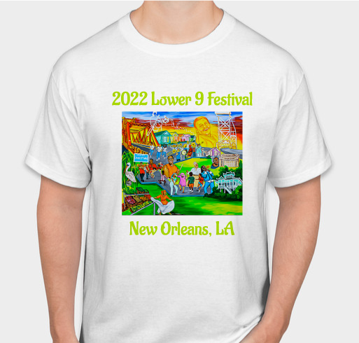 Lower 9 Festival 2022 - Limited Edition Fundraiser - unisex shirt design - small