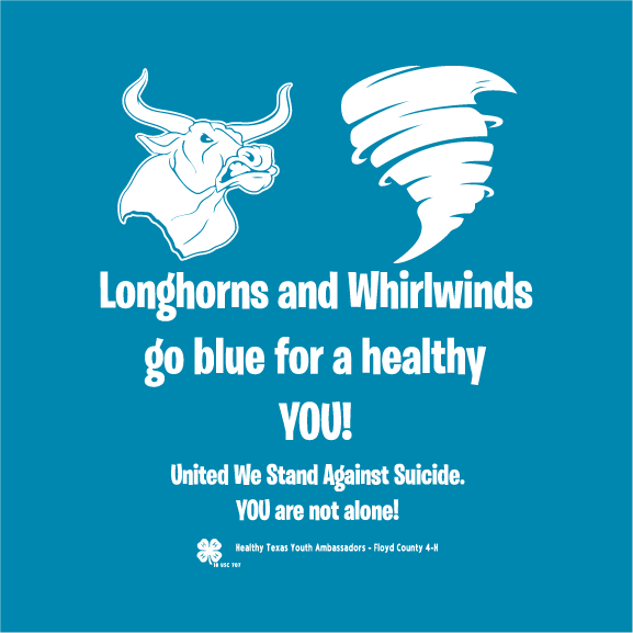 Go Blue for a Healthy YOU! shirt design - zoomed