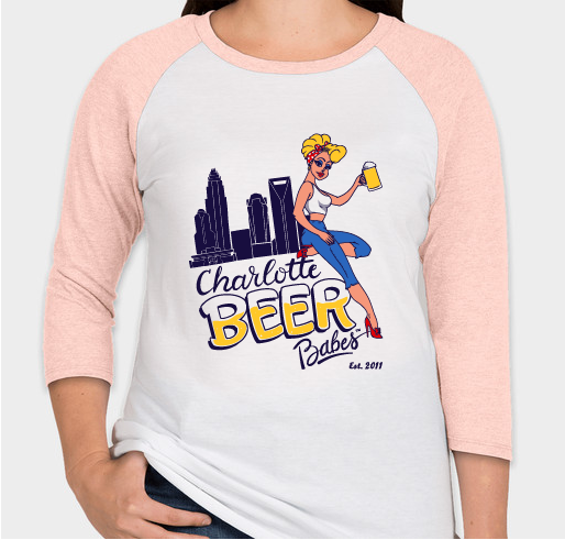 Charlotte Beer Babes Merch Fundraiser - unisex shirt design - front