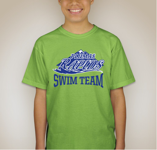 Plumas Rapids Swim Team Fundraiser - unisex shirt design - back