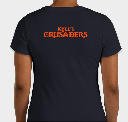 Kyle's Crusaders 2022 T-Shirt Fundraiser Fundraiser - unisex shirt design - back