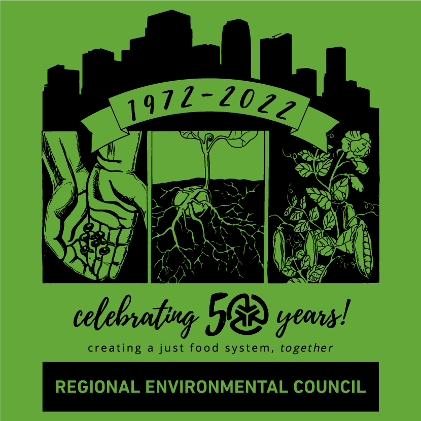 The REC Celebrates 50 Years! shirt design - zoomed
