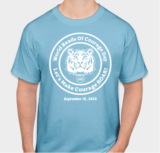 World Beads of Courage Day 2022 Fundraiser - unisex shirt design - front