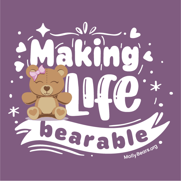 Molly Bears - "Making Life Bearable" Men & Women shirt design - zoomed