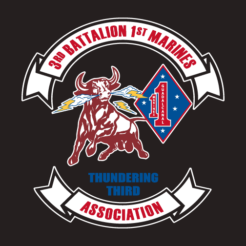 3rd Battalion 1st Marines Association Kick Off Fundraiser shirt design - zoomed