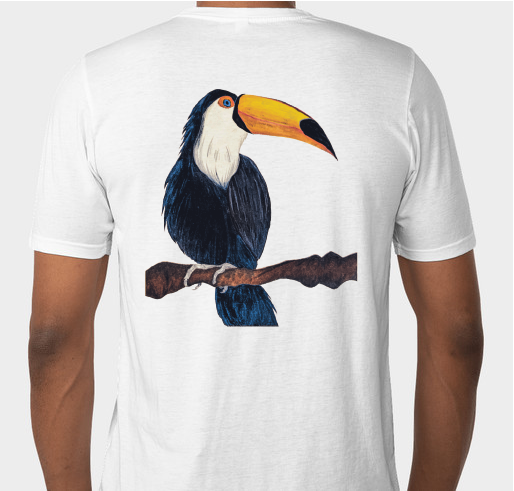 Call for Artists 2022! Fundraiser - unisex shirt design - back
