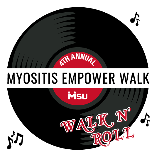 4th Annual Myositis Empower Walk shirt design - zoomed