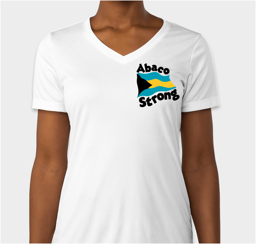 Abaco Artists Collection - Samantha Sawyer, "Welcome to Hope Town" Fundraiser - unisex shirt design - back
