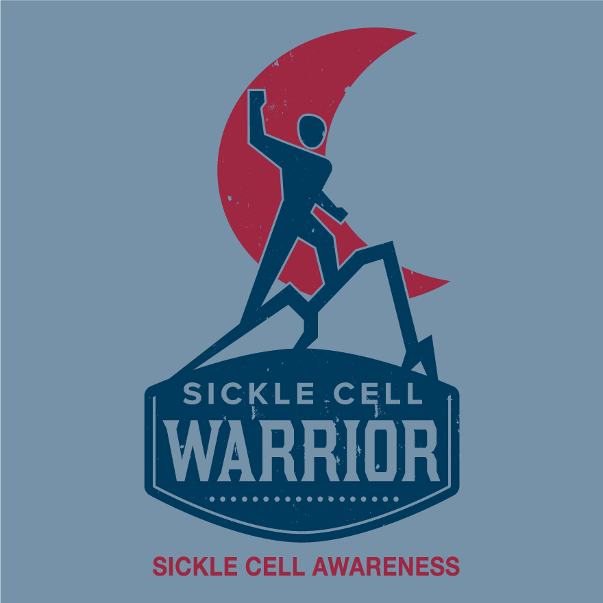 Sickle Cell Awareness shirt design - zoomed
