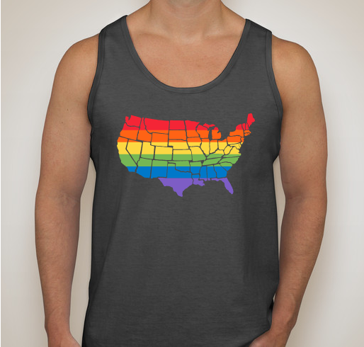 #LoveWins (T-shirts & Unisex Tanks) Fundraiser - unisex shirt design - front