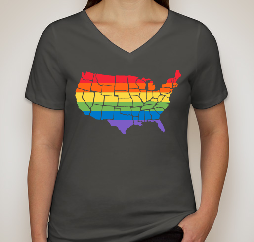 #LoveWins (T-shirts & Unisex Tanks) Fundraiser - unisex shirt design - front
