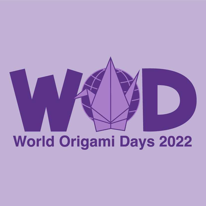 World Origami Days 2022 T-shirt shirt design - zoomed