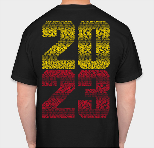 Class of 2023 Senior Merch! Fundraiser - unisex shirt design - back