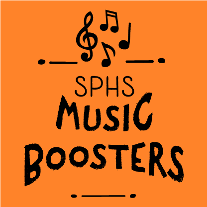 SPHS Music Booster's Annual Merch Sale shirt design - zoomed