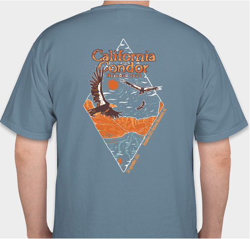 The Peregrine Fund's 27th Annual California Condor Release Fundraiser - unisex shirt design - back