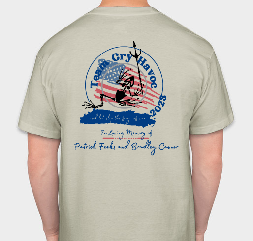 2023 Tampa Bay Frogman Swim Team Cry Havoc Fundraiser - unisex shirt design - back