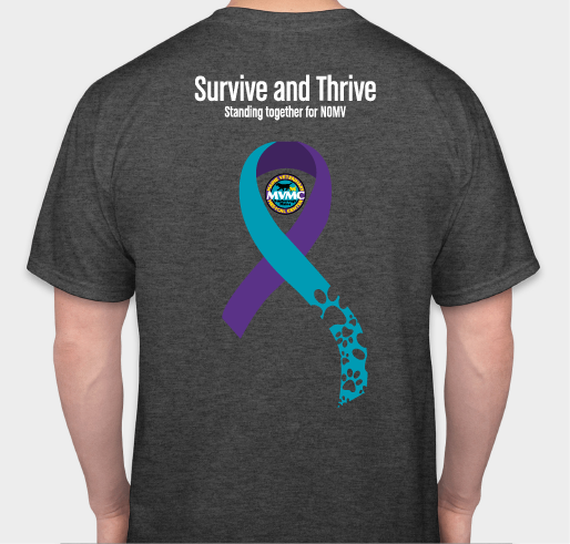 Veterinary Suicide Awareness Fundraiser - unisex shirt design - back