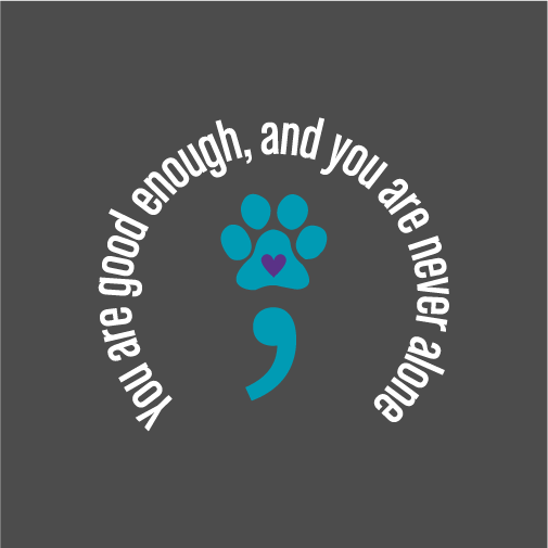 Veterinary Suicide Awareness shirt design - zoomed