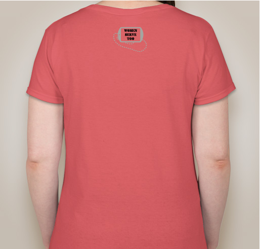 Served Like A Girl Fundraiser - unisex shirt design - back