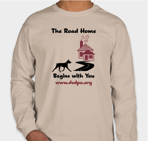 The road Home begins with You ! Fundraiser - unisex shirt design - front