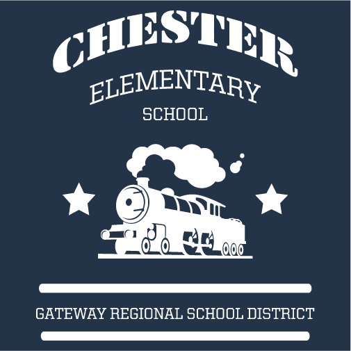 Chester Elementary School shirt design - zoomed