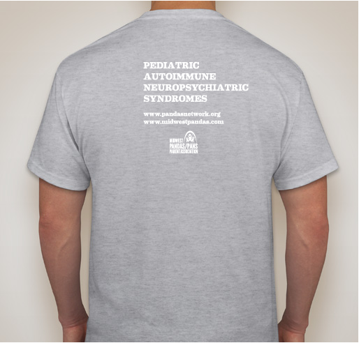 PANDAS/PANS Awareness Fundraiser - unisex shirt design - back