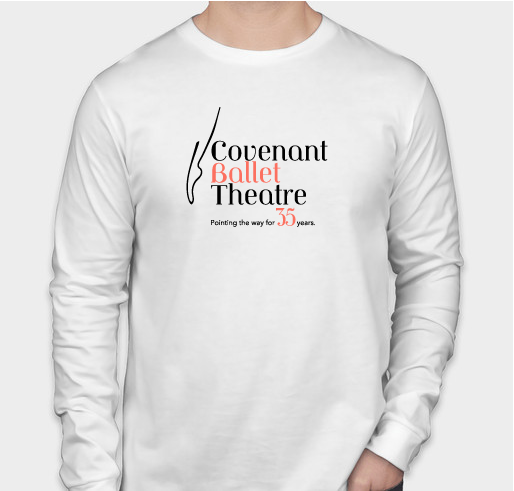 Celebrate 35 years with Covenant Ballet Theatre! Fundraiser - unisex shirt design - front