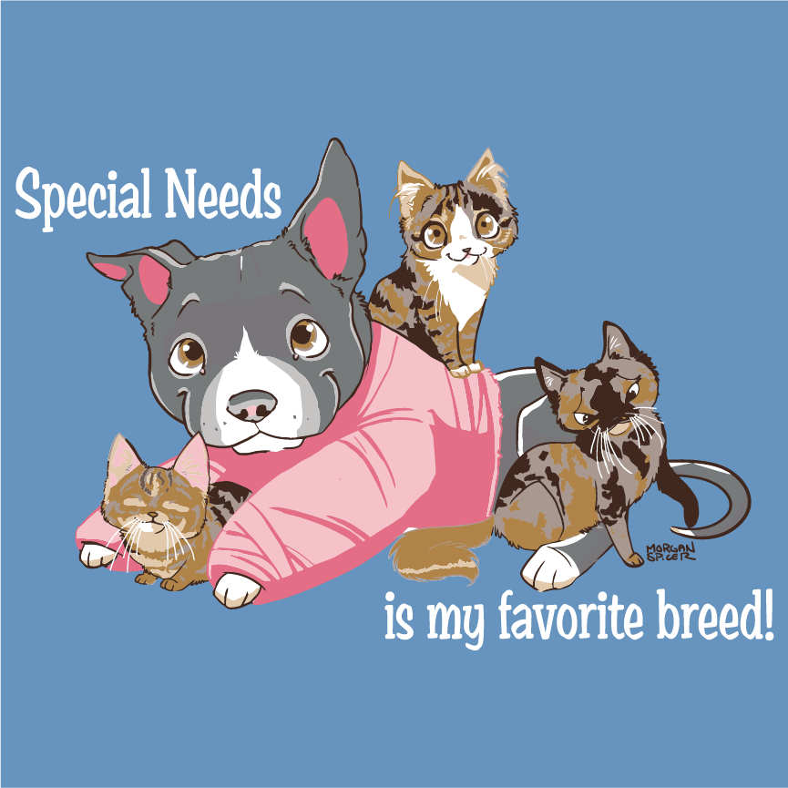 Support Special Needs Pets shirt design - zoomed