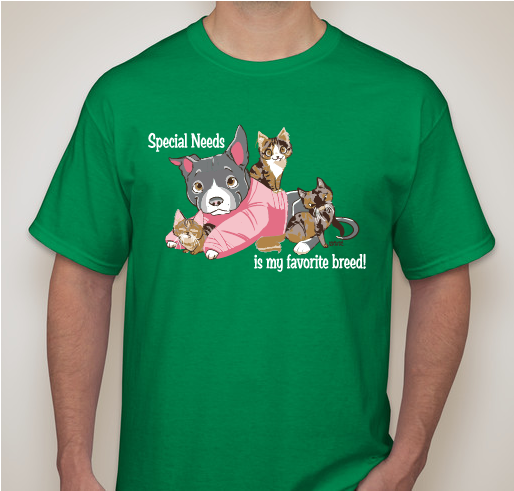 Support Special Needs Pets Fundraiser - unisex shirt design - front