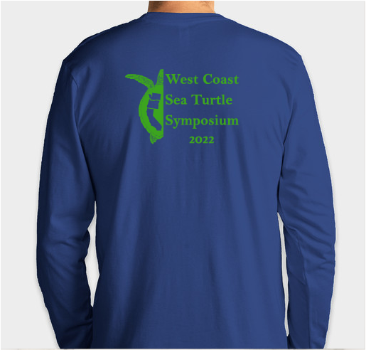 2022 West Coast Sea Turtle Symposium USA-Made Organic Cotton T-shirts, Long-Sleeves, & Sweatshirts! shirt design - zoomed