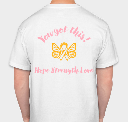 #Bellastrong Fundraiser - unisex shirt design - back