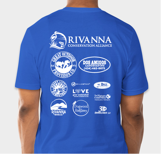 Rivanna River Round-Up 2022 Shirts Fundraiser - unisex shirt design - back