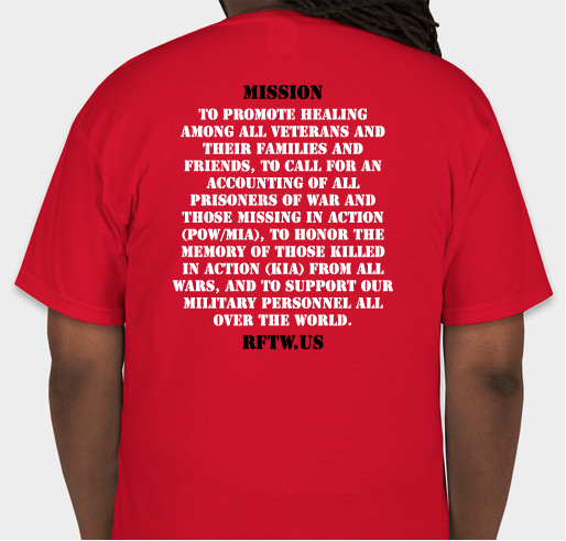 Romeo Tango Mike - Remember the Mission 2023 Fundraiser - unisex shirt design - back