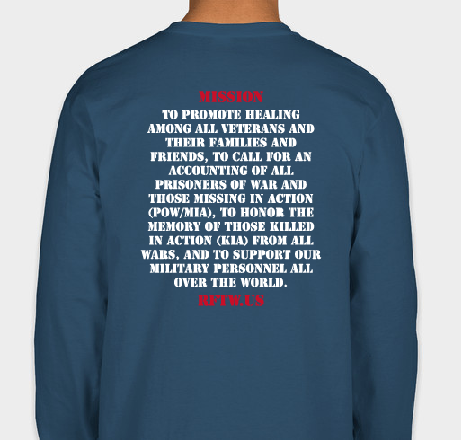Romeo Tango Mike - Remember the Mission 2023 Fundraiser - unisex shirt design - back