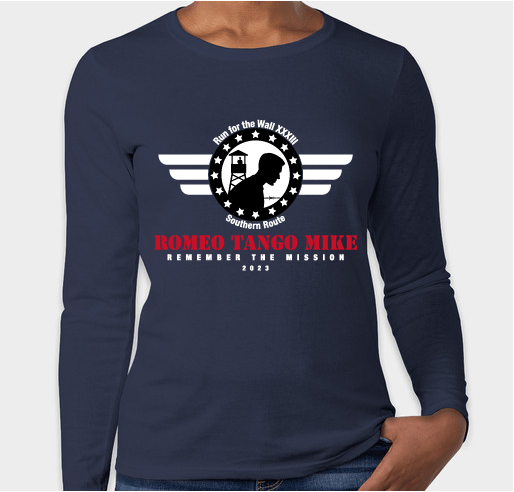 Romeo Tango Mike - Remember the Mission 2023 Fundraiser - unisex shirt design - front