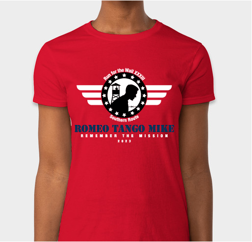 Romeo Tango Mike - Remember the Mission 2023 Fundraiser - unisex shirt design - front