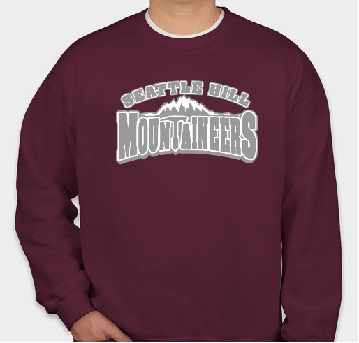 Show your Mighty Mountaineer Spirit with some awesome gear! Fundraiser - unisex shirt design - front